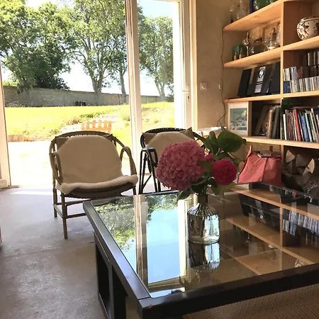 Privée Avec Grand Salon Et Cheminée Couette-café